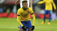 Brazilec Neymar v Anglii rozhodně nenadchl.