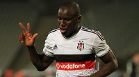 Demba Ba už střílí góly za turecký Besiktas Istanbul.