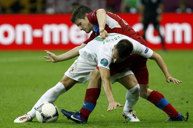 Václav Pilař v souboji s Portugalcem Joaem Pereirou