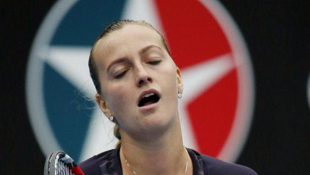 Zklamaná tenistka Petra Kvitová