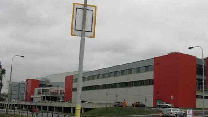 KV Aréna v Karlových Varech - pohled z druhé strany od tréninkové haly