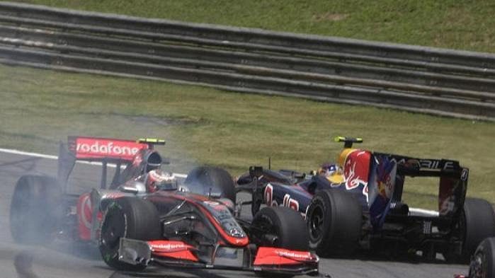 Heikki Kovalainen na mclarenu dostal smyk během nedělní Velké ceny Brazílie