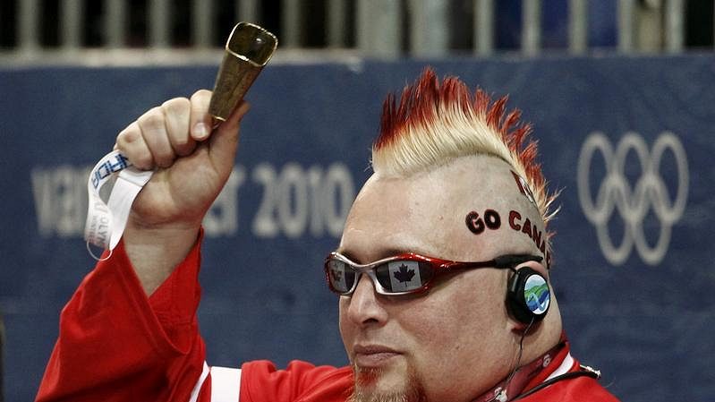 Kanadský fanoušek curlingu