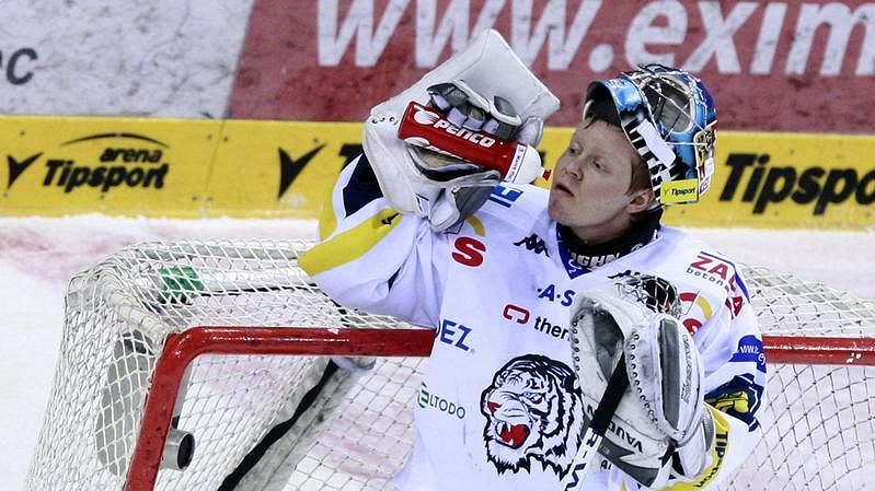 Liberecký brankář Marek Pinc
