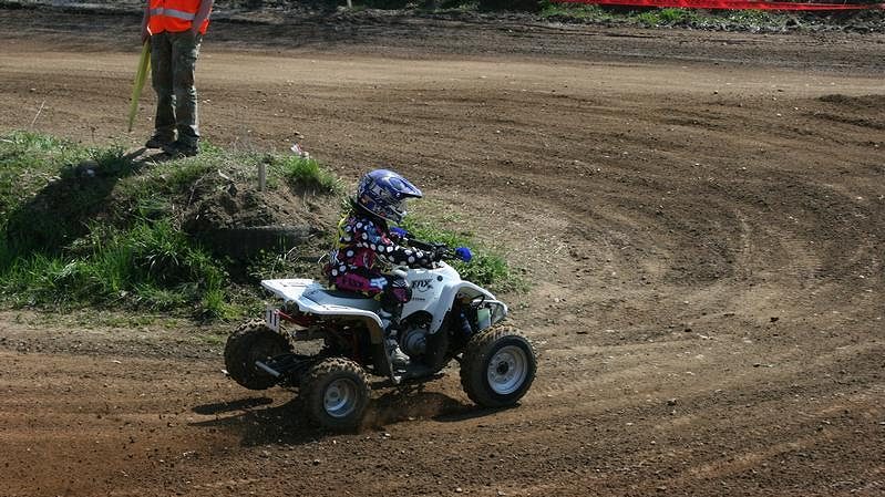 Marek Fišer během MČR v quadcrossu v Poříčí nad Sázavou