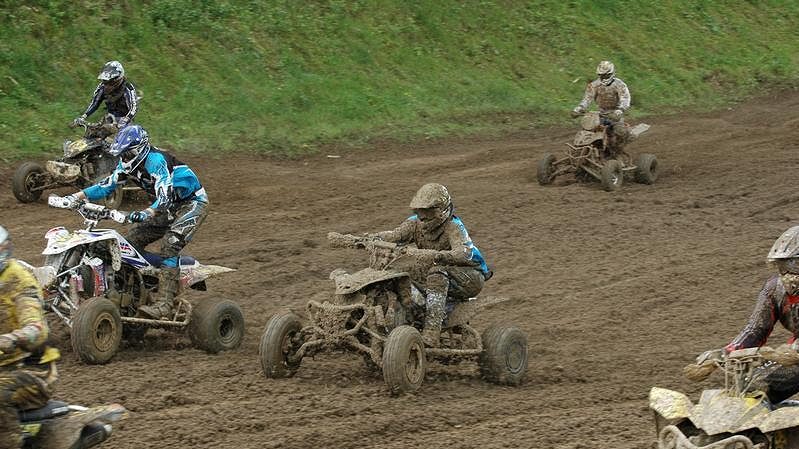 Závod MČR v quadcrossu v Jiníně.