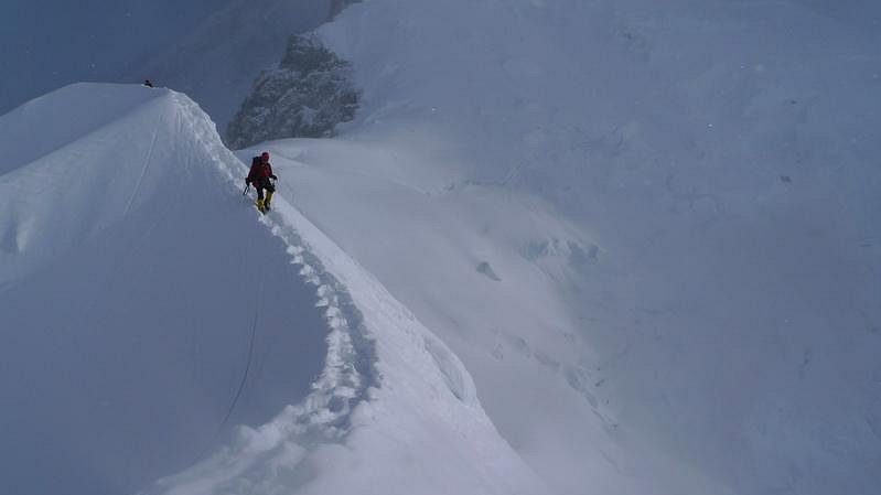 Výstupová trasa na Gasherbrum II.