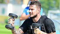 Daniel Pudil na tréninku s Mladou Boleslaví. Daniel Pudil na tréninku s Mladou Boleslaví.