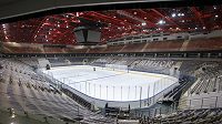 Hokejová arena v Minsku letos světovou elitu nepřivítá. Hokejová arena v Minsku letos světovou elitu nepřivítá.