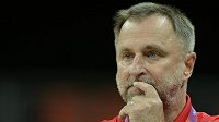 Trenér českých basketbalistek Lubor Blažek Trenér českých basketbalistek Lubor Blažek