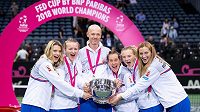 Český fedcupový tým může slavit. České tenistky dostaly od Mezinárodní tenisové federace (ITF) divokou kartu pro účast na dubnovém finálovém turnaji Fed Cupu v Budapešti. Český fedcupový tým může slavit. České tenistky dostaly od Mezinárodní tenisové federace (ITF) divokou kartu pro účast na dubnovém finálovém turnaji Fed Cupu v Budapešti.