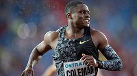 Christian Coleman v cíli běhu na 200 m v rámci atletického mítinku Zlatá tretra v Ostravě. Christian Coleman v cíli běhu na 200 m v rámci atletického mítinku Zlatá tretra v Ostravě.