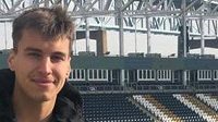 Matej Oravec na stadionu Philadelphie Union. Matej Oravec na stadionu Philadelphie Union.
