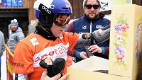 Ester Ledecká dosáhla svého triumfu v den svých 24. narozenin Ester Ledecká dosáhla svého triumfu v den svých 24. narozenin