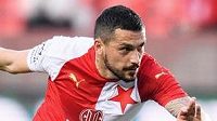 Nicolae Stanciu ze Slavie Praha během utkání ve skupině o titul proti Plzni. Nicolae Stanciu ze Slavie Praha během utkání ve skupině o titul proti Plzni.