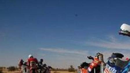 Ivo Kaštan na trati Rallye Dakar.