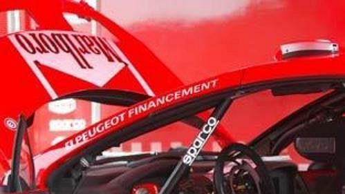 Testování nového vozu Peugeot 307 WRC.