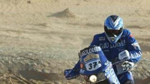 Ivo Kaštan na trati 28. ročníku Rallye Dakar.