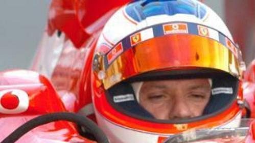 Rubens Barrichello při pražské exhibici.