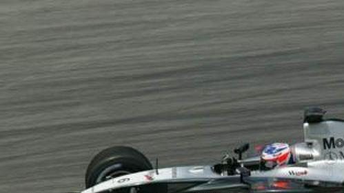 Kimi Räikkönen na trati v Sepangu.