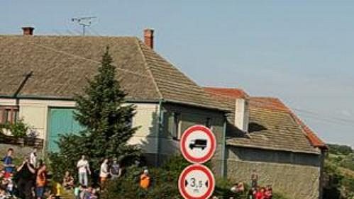 Sláva Ducháček na trati Horácké rallye.