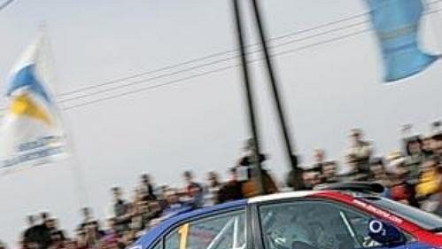 Roman Kresta s vozem Mitsubishi Lancer EVO IX při Rallye Šumava.