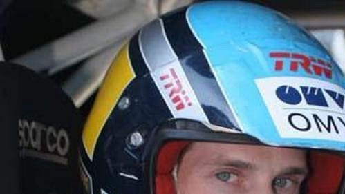 Jakub Janda v soutěžním speciálu WRC.