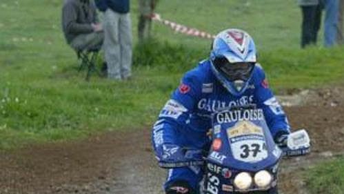 Ivo Kaštan na trati 28. ročníku Rallye Dakar.