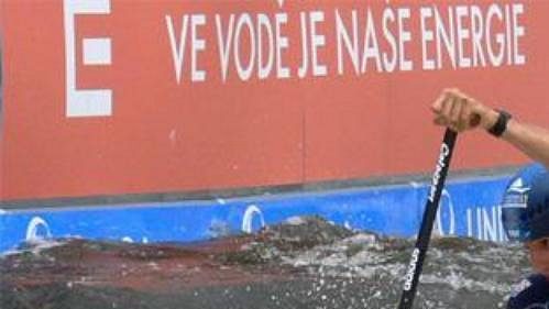 Francouz Tony Estanguet získal na MS ve vodním slalomu v Praze-Troji zlatou medaili.