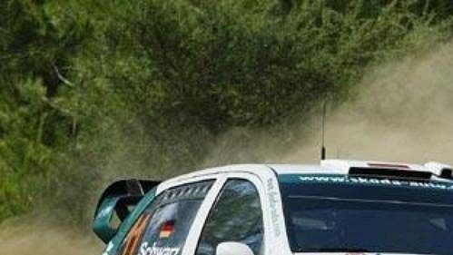 Němec Armin Schwarz na trati Turecké rallye.