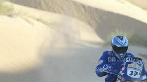 Ivo Kaštan na trati 28. ročníku Rallye Dakar.