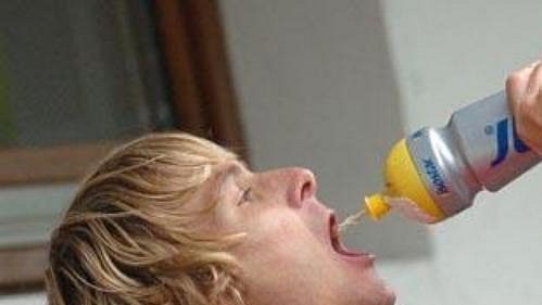 Pavel Nedvěd při tréninku české fotbalové reprezentace v Seefeldu.