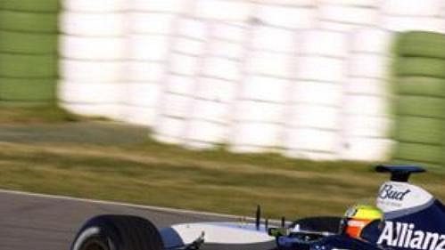 Pilot Ralf Schumacher při testování nového monopostu FW26 týmu BMW WilliamsF1.