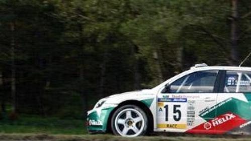 Toni Gardemeister na trati Katalánské rallye.