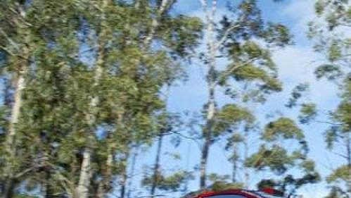 Finský pilot Grönhölm s Peugeotem 206 na trati Australské rallye.