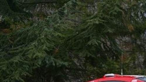 Testování nového vozu Peugeot 307 WRC.