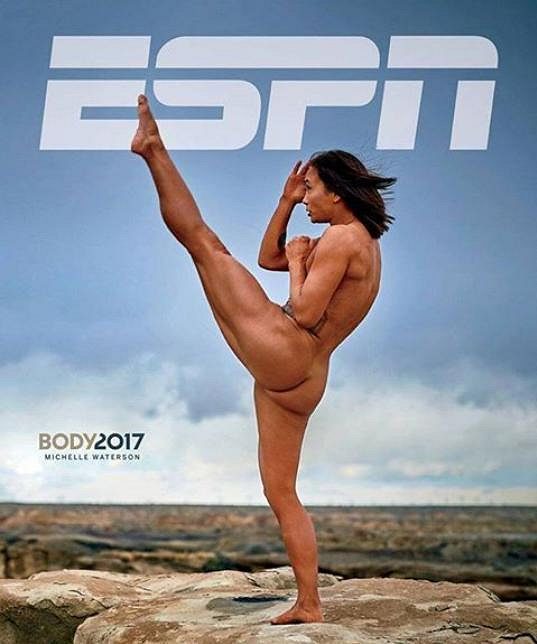 Michelle Watersonová, na titulní stránce časopisu ESPN.