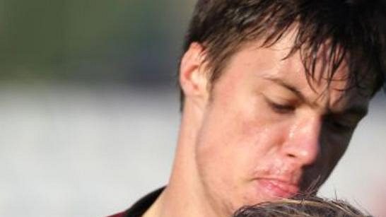 Václav Kadlec alias Kadeřábek v dresu Sparty ve španělské konfrontaci se Zenitem Petrohrad. Rusům vstřelil dokonce oba góly, přesto hrál v přestrojení...