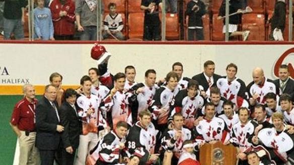 Kanada, mistři světa v boxlakrosu 2007
