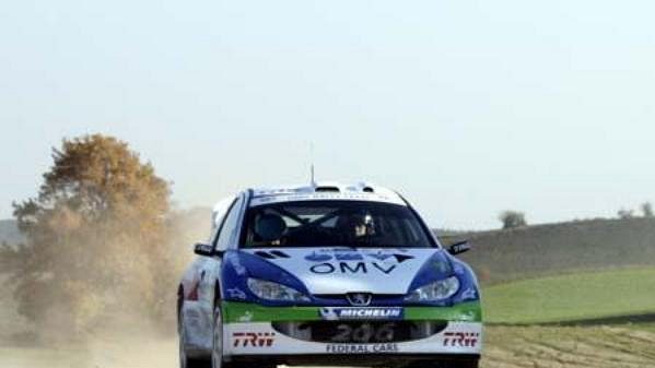 Štěpán Vojtěch na trati Waldviertel rallye