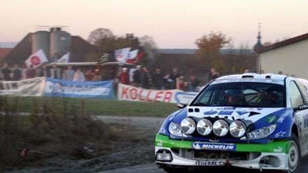 Štěpán Vojtěch na trati Waldviertel rallye