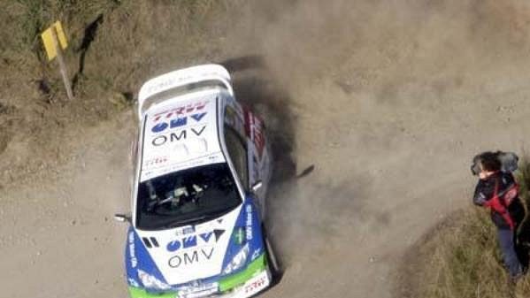 Štěpán Vojtěch na trati Waldviertel rallye