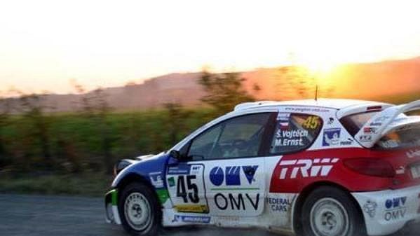 Štěpán Vojtěch na trati Waldviertel rallye