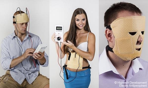 Electro AntiperspirantR řeší nadměrné pocení čela, hlavy, břicha a zad