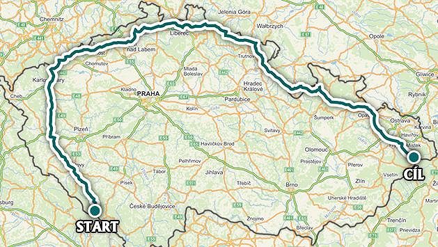 Z nejvyššího vrcholu Šumavy na nejvyšší vrchol Beskyd. 22 dnů, necelých 1000 kilometrů, 1 rekord. To vše pro ty, kteří běhat nemohou.