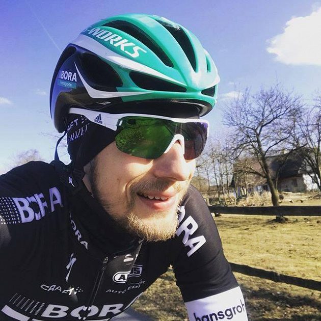Leopold König z týmu Bora Hansghrohe při tréninku.