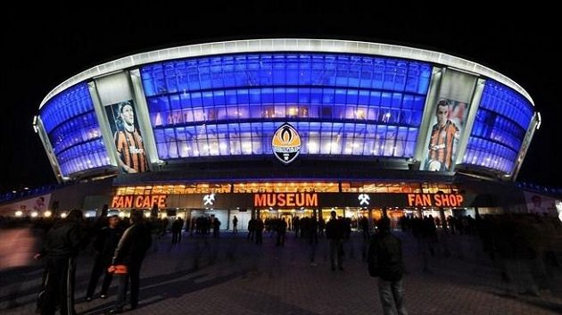 Fotbalový stadión v Doněcku