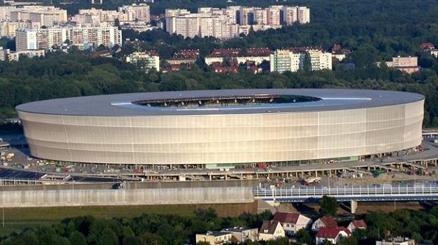 Fotbalový stadión ve Vratislavi