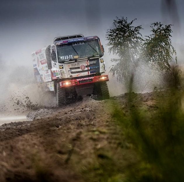 Martin Kolomý na off-roadové dráze v Milovicích.