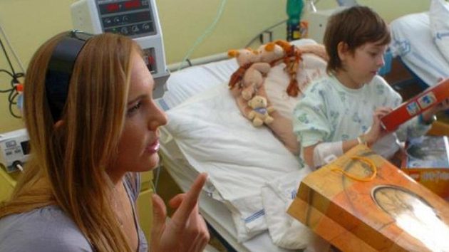 Tenistka Nicole Vaidišová v motolské nemocnici